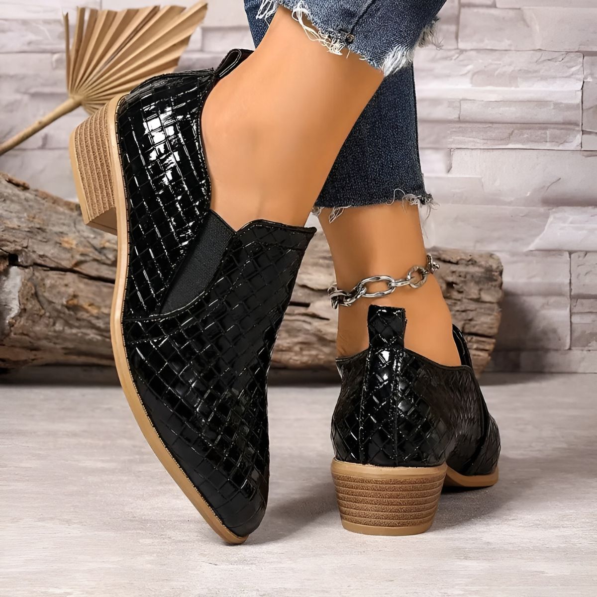 Evelyn™ | ComfortFit Leather Oxford Shoes